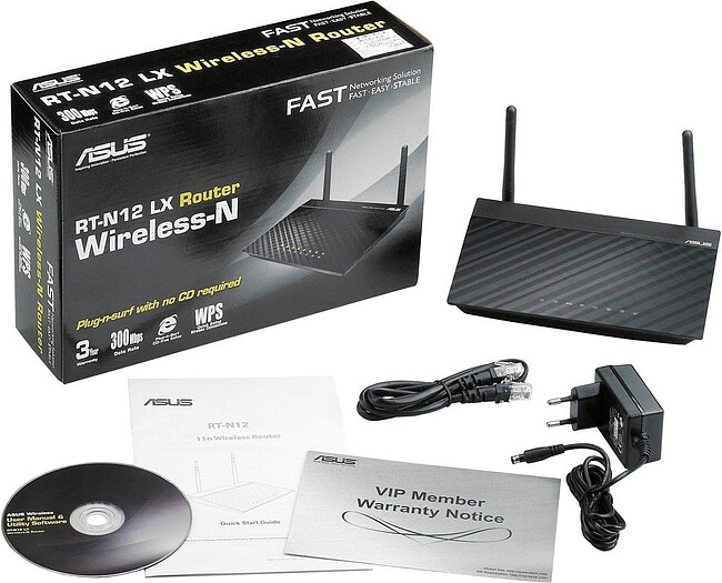 Маршрутизатор ASUS RT-N12E (90-IG29002M03-3PA0-)