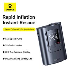 Автомобильный компрессор Baseus GoTrip VA1 C0119501 Cosmic Black (C01195)