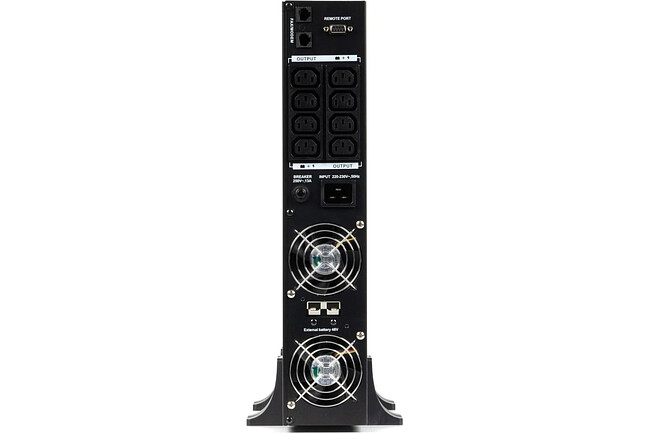 Источник бесперебойного питания Бастион Rapan-UPS 2000-Rack-IN-4X9-E черный (8959)