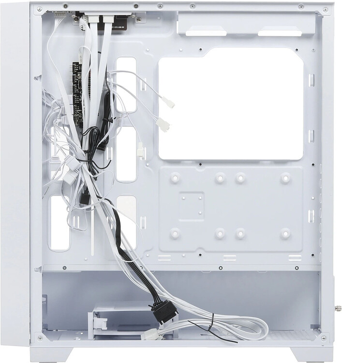Корпус PcCooler C3D510 WH ARGB белый без БП (C3D510-WHP3-GL)