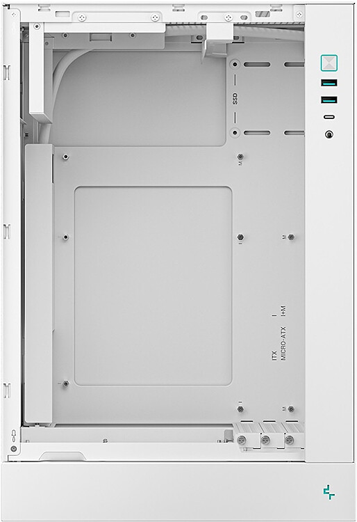 Корпус DeepCool CH170 Plus WH miniITX без БП белый (R-CH170-WHNGM0-G)