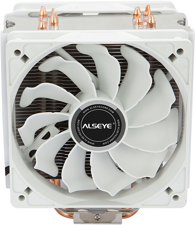 Кулер для процессора Alseye S120D-W белый Кулер для процессора Alseye S120D-W белый