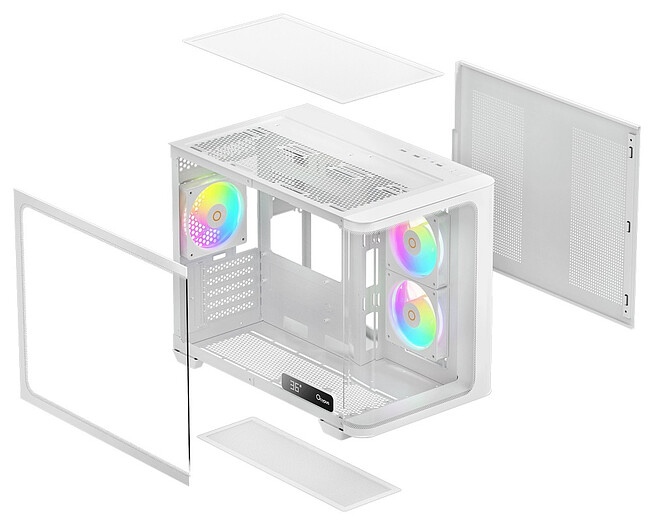 Корпус Ocypus Iota C50 WH Curve ARGB Digital (Iota-C50-WHD300CD-GL)