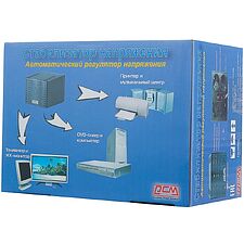 Стабилизатор напряжения Powercom TCA-1200 черный