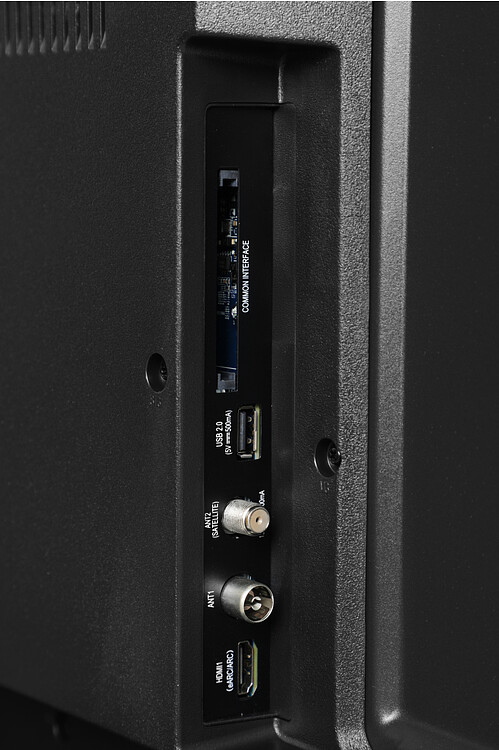 Телевизор Hyundai H-LED75QBU7500 черный/серебристый