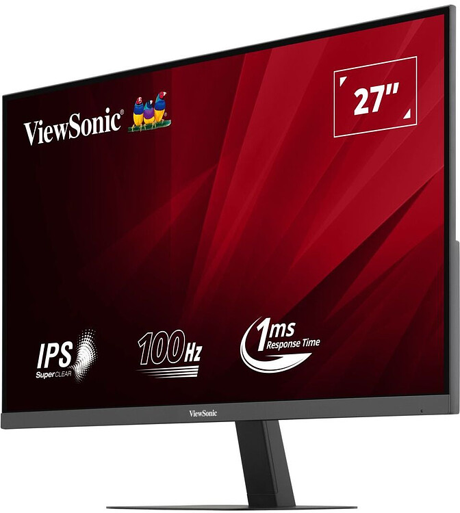 Монитор ViewSonic VA2708-2K-HD черный