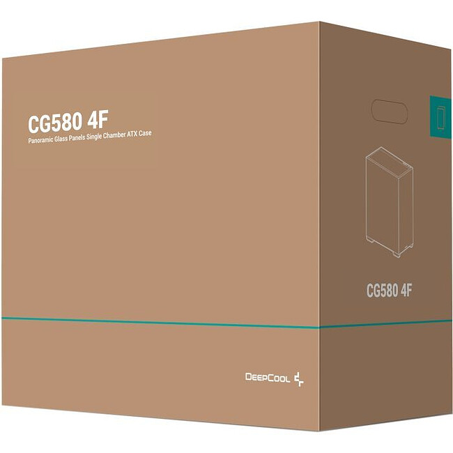 Корпус DeepCool CG580 4F без БП Black (R-CG580-BKADA4-G-1)