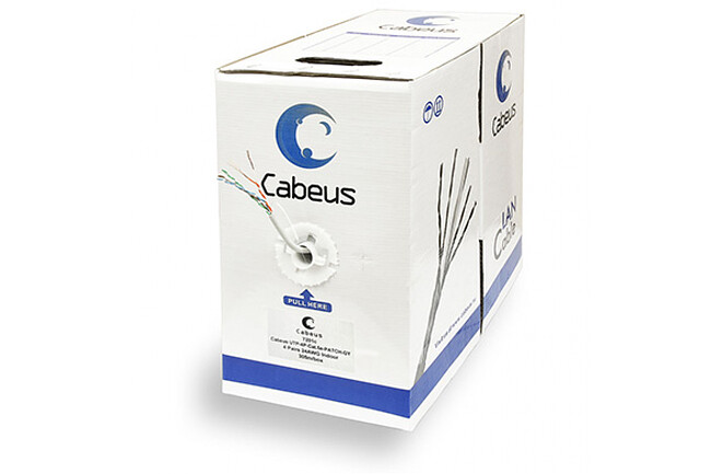 Кабель витая пара Cabeus UTP-4P-Cat.5e-PATCH-GY серый Кабель витая пара Cabeus UTP-4P-Cat.5e-PATCH-GY серый