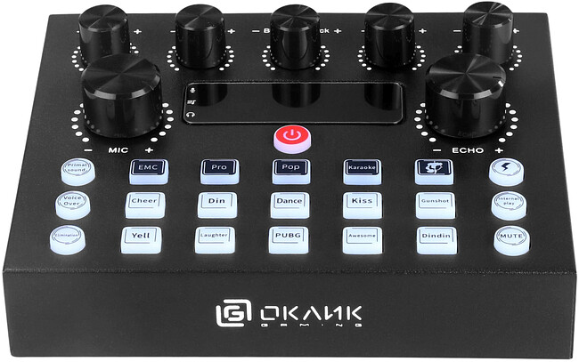 Микрофон Oklick SM-600G черный (1796784)