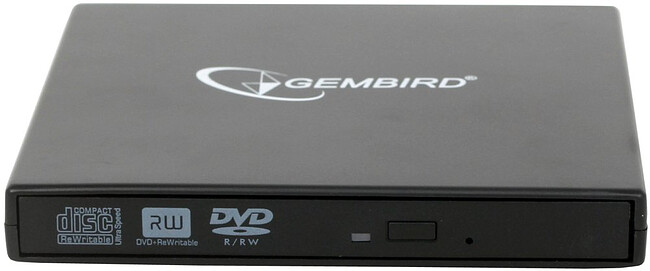 Оптический привод Gembird DVD-USB-02 Black