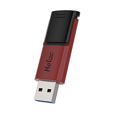 USB Flash-накопитель Netac U182 32GB красный/черный (NT03U182N-032G-32RE)