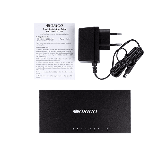 Коммутатор Origo OS1208/A1A