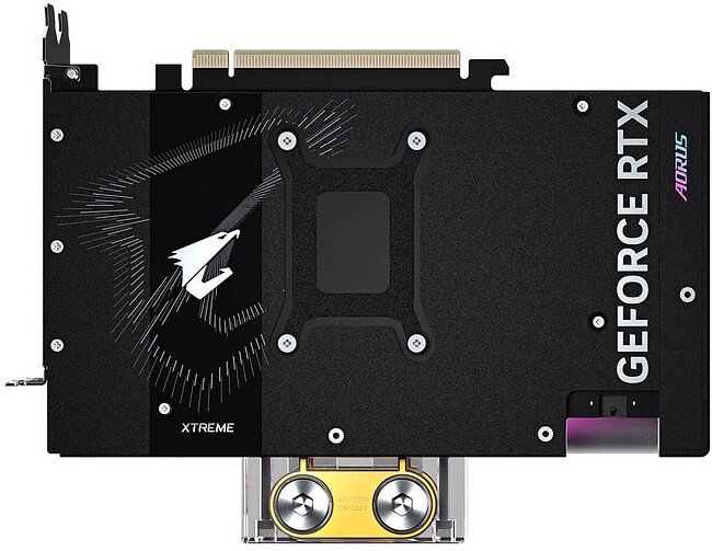 Видеокарта GigaByte Aorus GeForce RTX 5080 Xtreme Waterforce WB 16G GDDR7 (GV-N5080AORUSX WB-16GD)