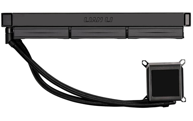 Кулер для процессора Lian Li Galahad II LCD 360 Black (G89.GA2ALCD36B.00)