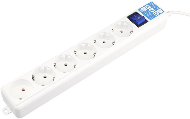 Сетевой фильтр Power Cube SPL(5+1)-16B-P-3М-WHITE