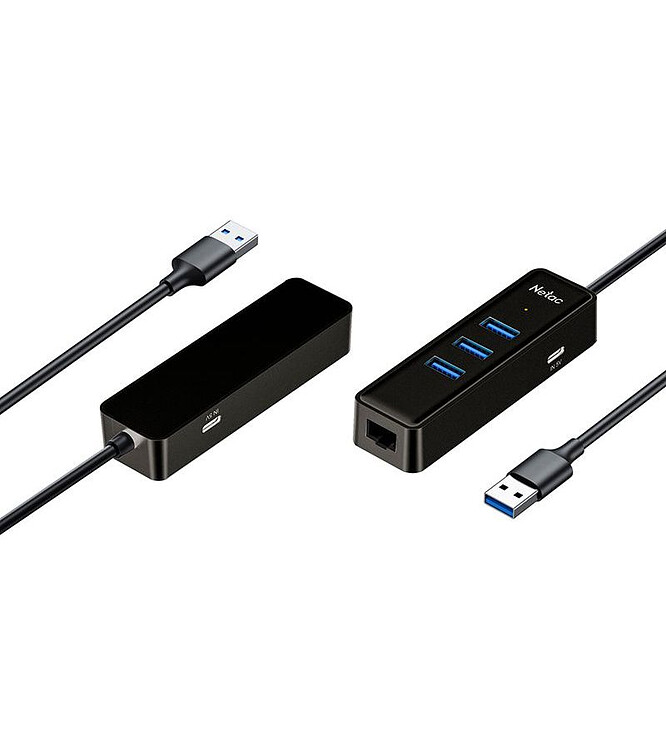 USB-хаб Netac WF12 (NT08WF12-30BK)