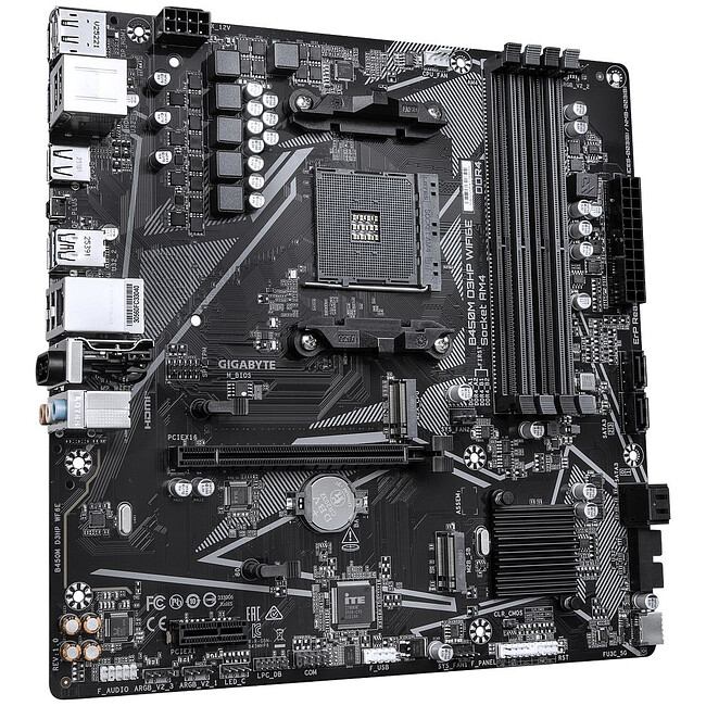 Материнская плата GigaByte B450M D3HP WIFI6E