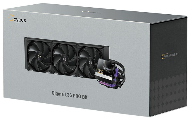Система жидкостного охлаждения для процессора Ocypus Sigma L36 PRO BK Black (Sigma-L36-BK3ANWL00P-GL)