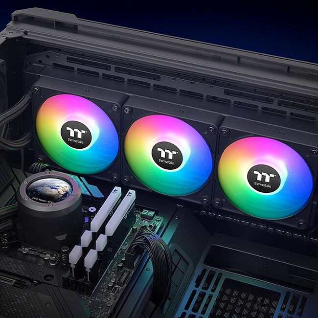 Система жидкостного охлаждения для процессора Thermaltake TH360 V2 Ultra EX ARGB Sync черный (CL-W415-PL12SW-A)