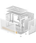 Корпус Deepcool CH260 Wood WH без БП (R-CH260-WHNWM0-G-1)