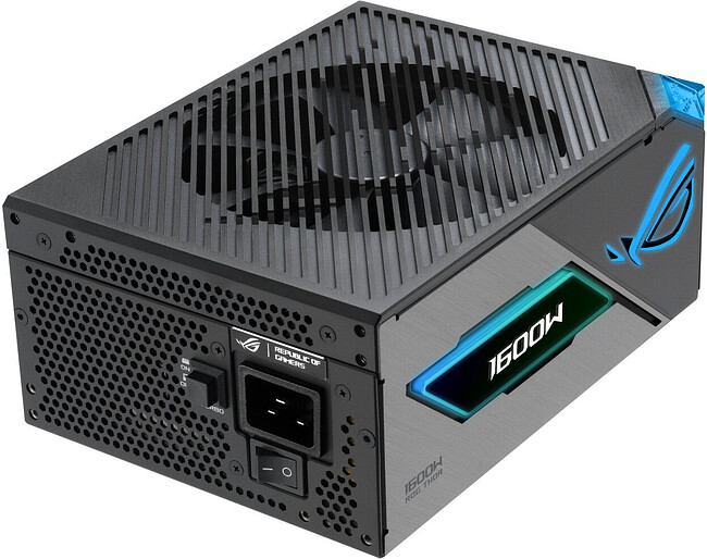 Блок питания ASUS ROG THOR Titanium III ROG-THOR-1600T3-Gaming 1600W (90YE00V1-B0NA00)