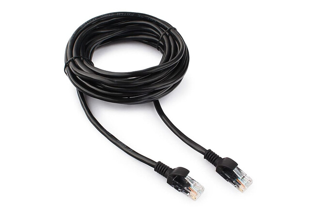 Патч-корд Cablexpert PP12-5M/BK Black