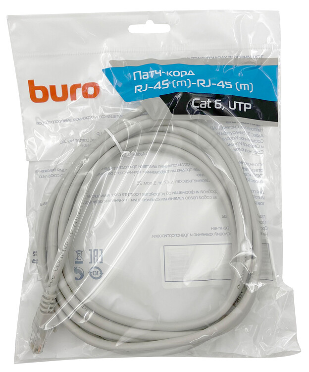 Патч-корд Buro UTP-6-3M-G (1543682)