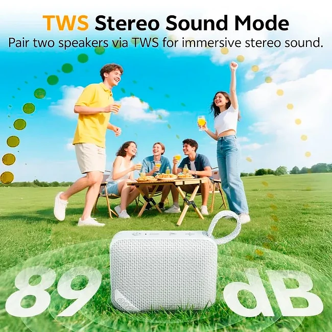 Портативная колонка QCY SP2 Speaker Gray (BH25SP2A)