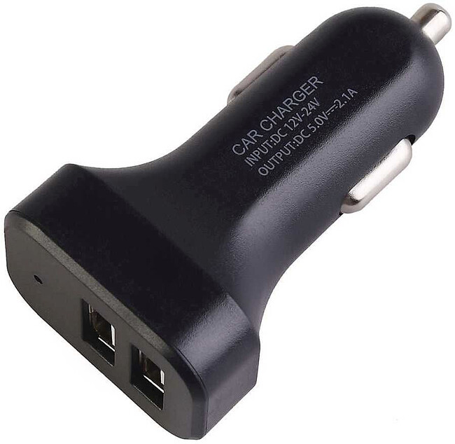 Автомобильное зарядное WIIIX UCC-2-15B черный