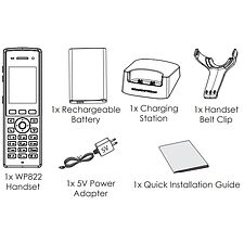 IP-телефон Grandstream WP822 серый