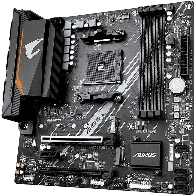 Материнская плата GigaByte B550M Aorus Elite rev. 1.0