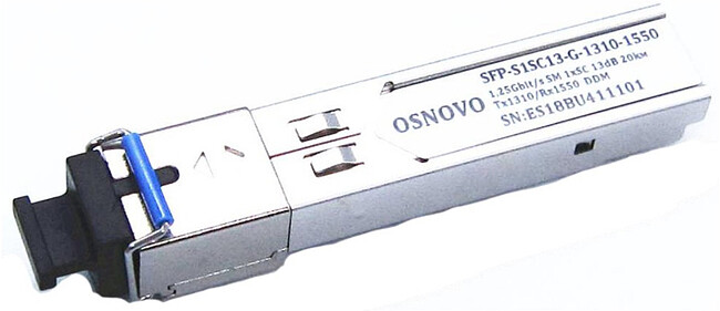 SFP-модуль Osnovo SFP-S1SC13-G-1310-1550