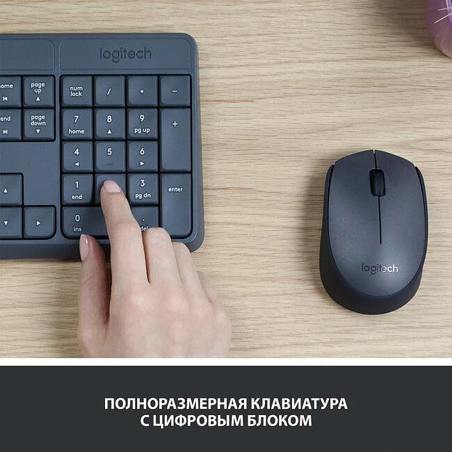 Набор периферии Logitech Cordless MK235 (920-007949)