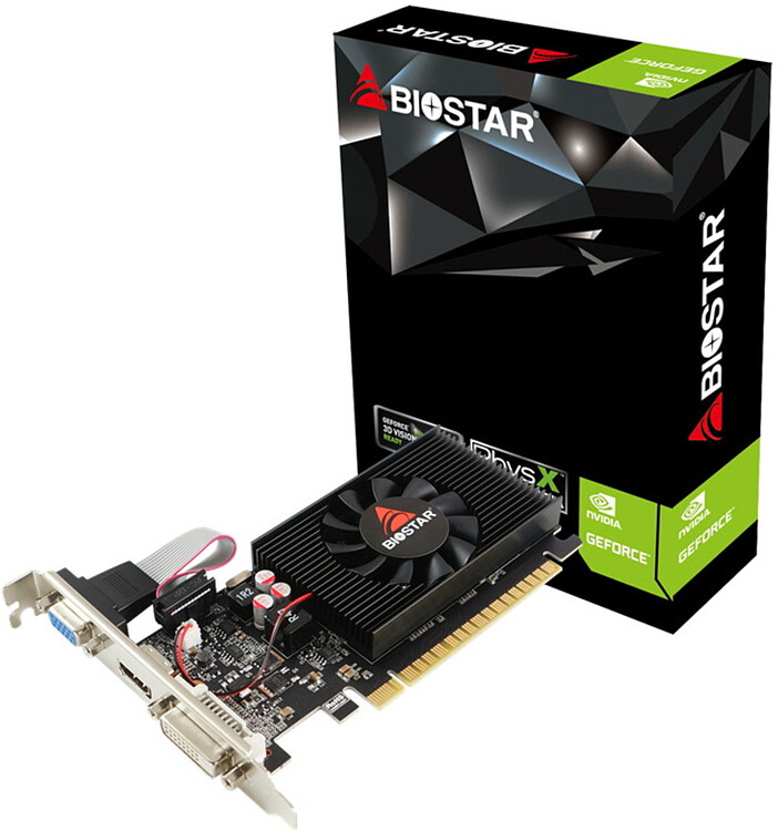Видеокарта Biostar GT710-2GB DDR3 (VN7103THX6)