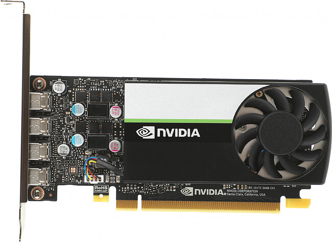 Видеокарта PNY Nvidia T1000 4GB GDDR6 (VCNT1000-SB)
