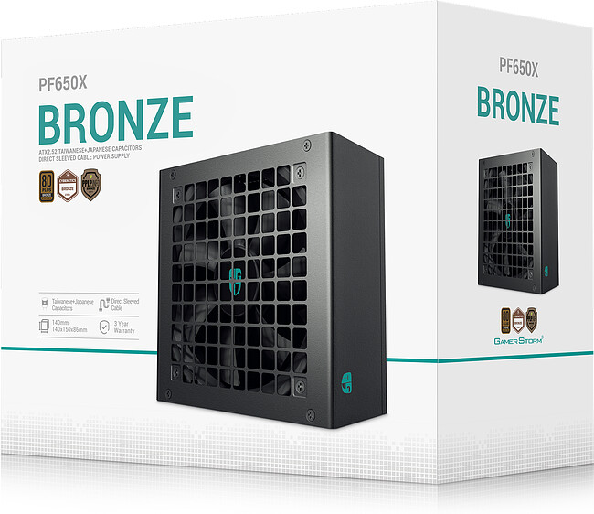 Блок питания DeepCool GamerStorm PF650X 650W черный (R-PF650X-HD0B-WGEU)