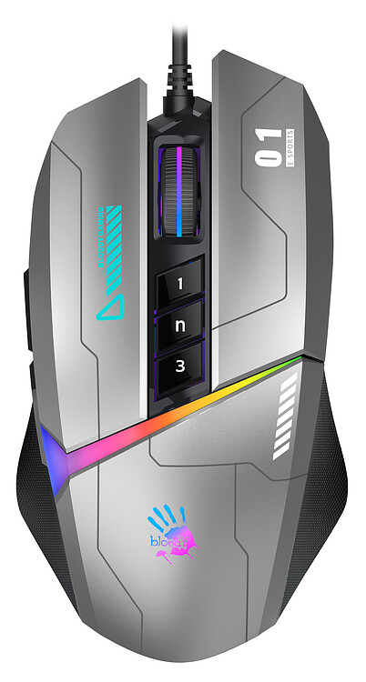 Мышь Bloody W60 Max Gun Grey