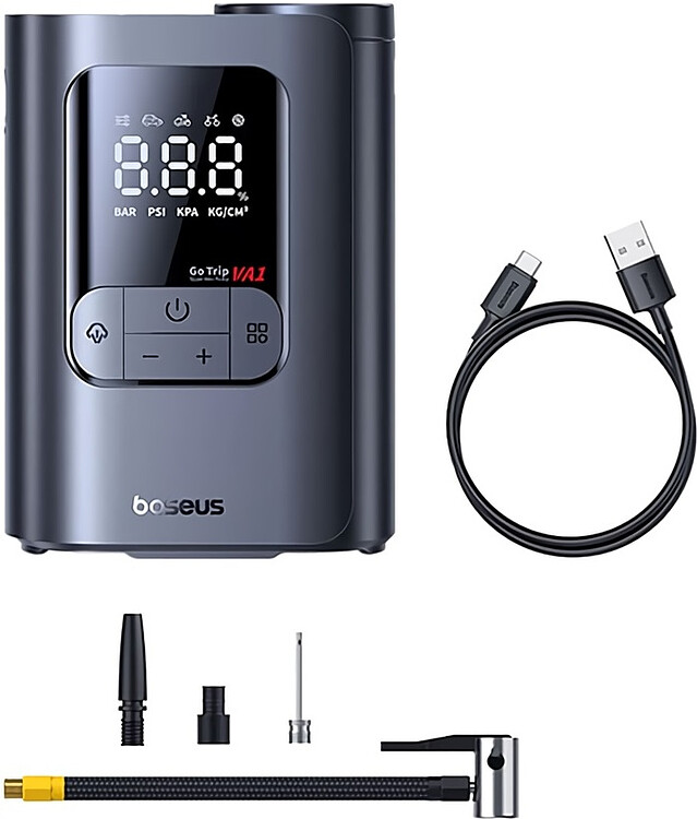 Автомобильный компрессор Baseus GoTrip VA1 C0119501 Cosmic Black (C01195)