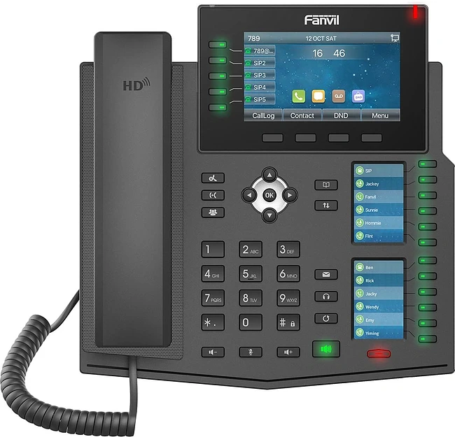 IP-телефон Fanvil X6U V2 черный