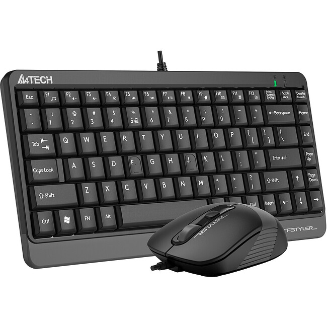 Набор периферии A4Tech Fstyler F1110 Grey черный/серый