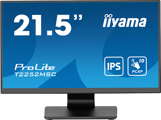 Монитор Iiyama ProLite черный (T2252MSC-B2)