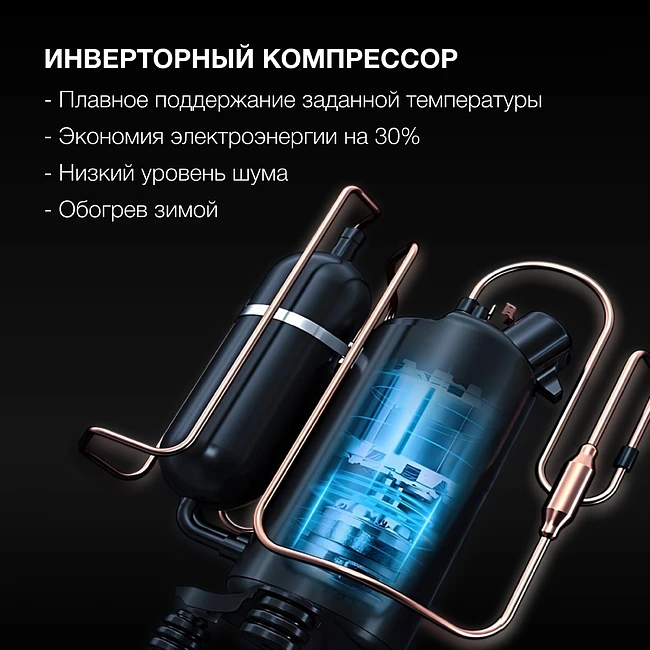 Сплит-система Hyundai HAC-24i/T-PRO белый