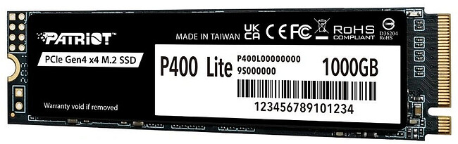 SSD диск Patriot P400 Lite 1TB (P400LP1KGM28H)