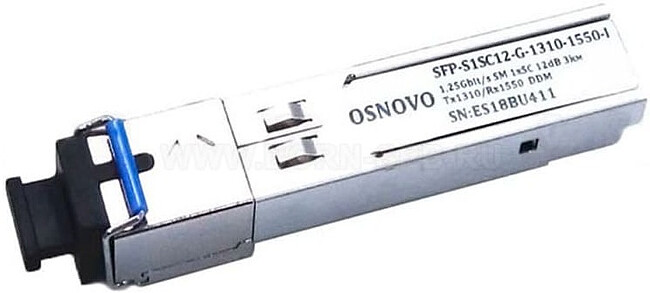 SFP-модуль Osnovo SFP-S1SC12-G-1310-1550-I