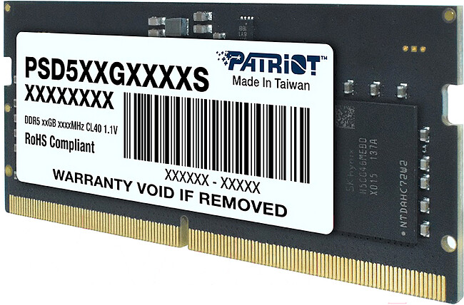 Оперативная память Patriot Signature Line 8GB DDR5 (PSD58G560041S)