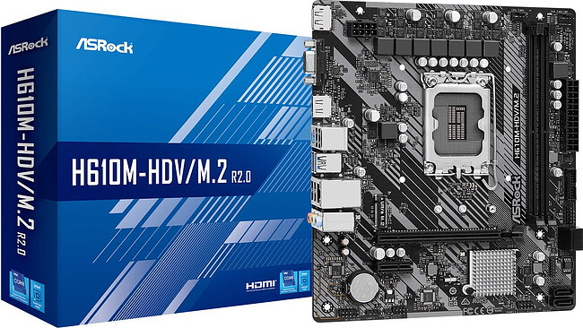Материнская плата Asrock H610M-HDV/M.2 R2.0 DDR4
