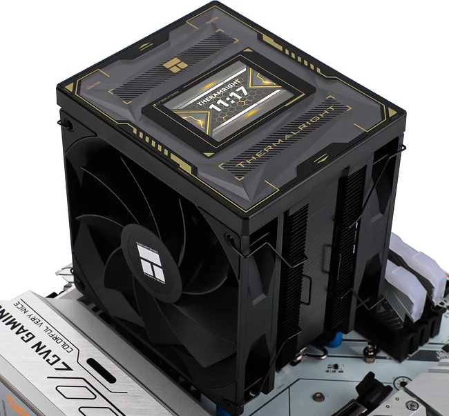 Кулер для процессора Thermalright Burst Assassin Vision 120 черный (BA120-VISION-BL)