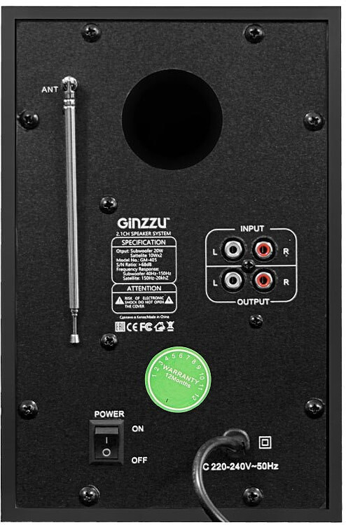 Акустика Ginzzu GM-405