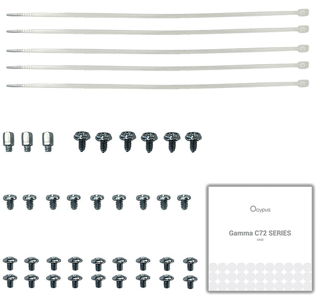 Корпус Ocypus Gamma C72 WH ARGB (Gamma-C72-WHD400XX-GL)
