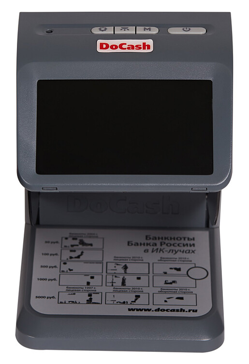 Детектор банкнот Docash mini IR/UV/AS мультивалюта